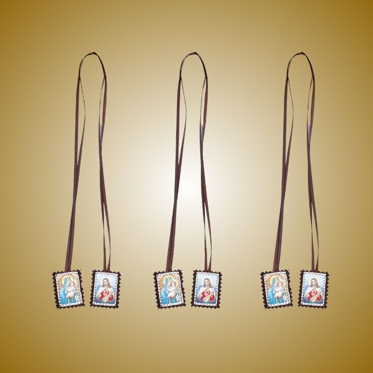 The Brown Scapular of Our Lady of Mount Carmel